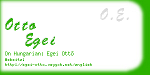otto egei business card